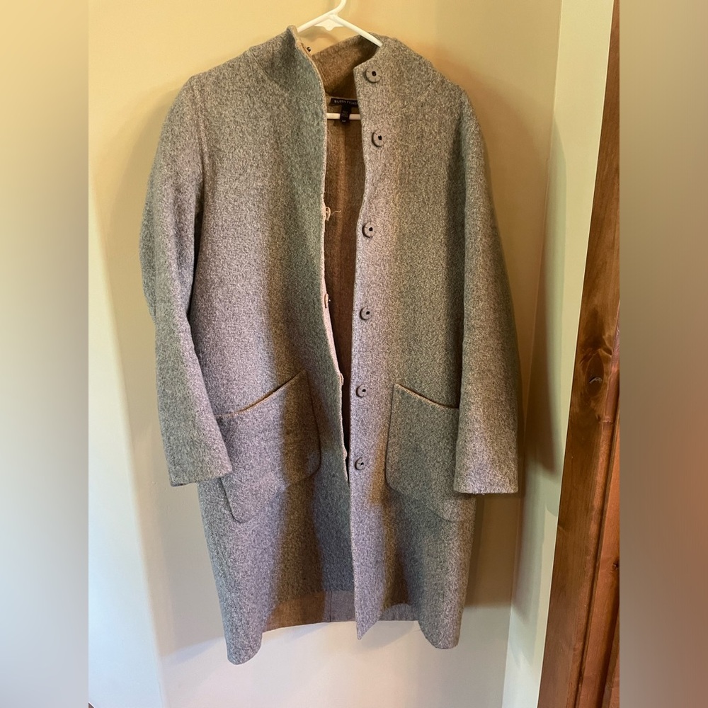 Eileen Fisher Hooded Coat